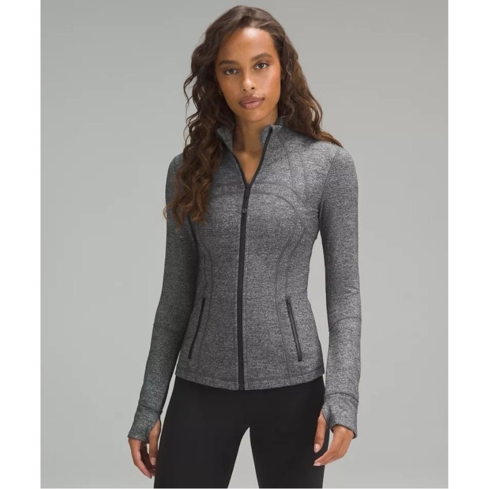 Lululemon Define Jacket Luon Size 6 Heathered Black